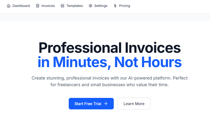 Professional Invoice Generator